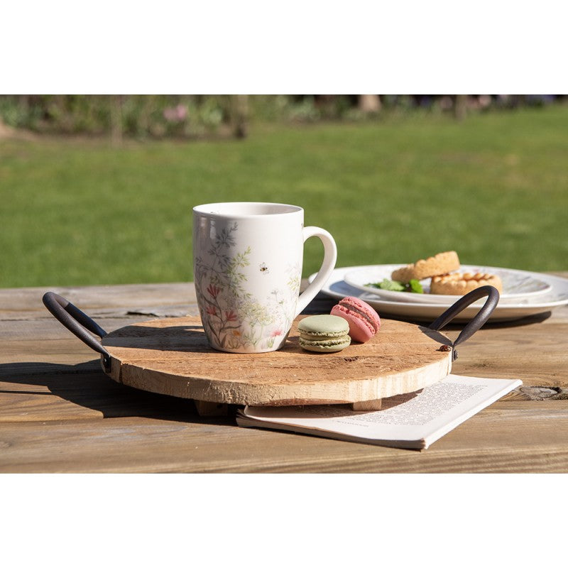 Kubek porcelanowy wiosenny w kwiaty 350 ml Clayre Eef