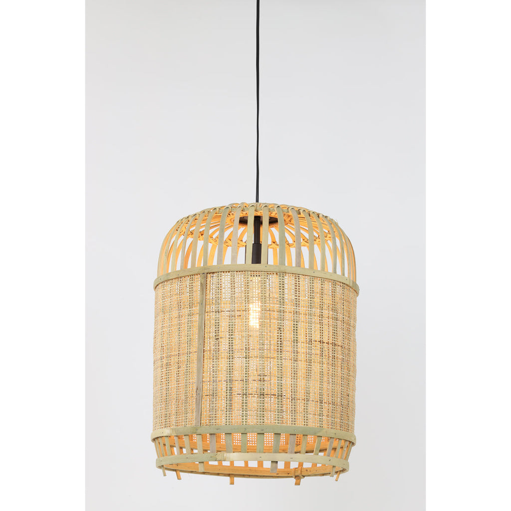 Lampa wisząca naturalna Boho bambusowa Alifia 47 cm Light Living