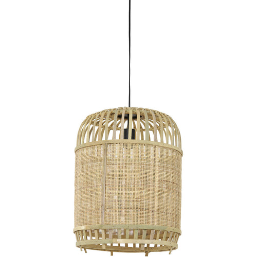 Lampa wisząca naturalna Boho bambusowa Alifia 47 cm Light Living