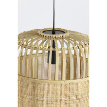 Załaduj obraz do przeglądarki galerii, Lampa wisząca naturalna Boho bambusowa Alifia 47 cm Light Living
