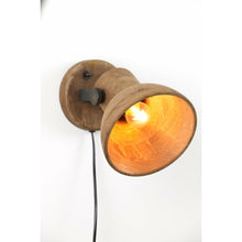 Załaduj obraz do przeglądarki galerii, Kinkiet industrialny drewniany Light Living
