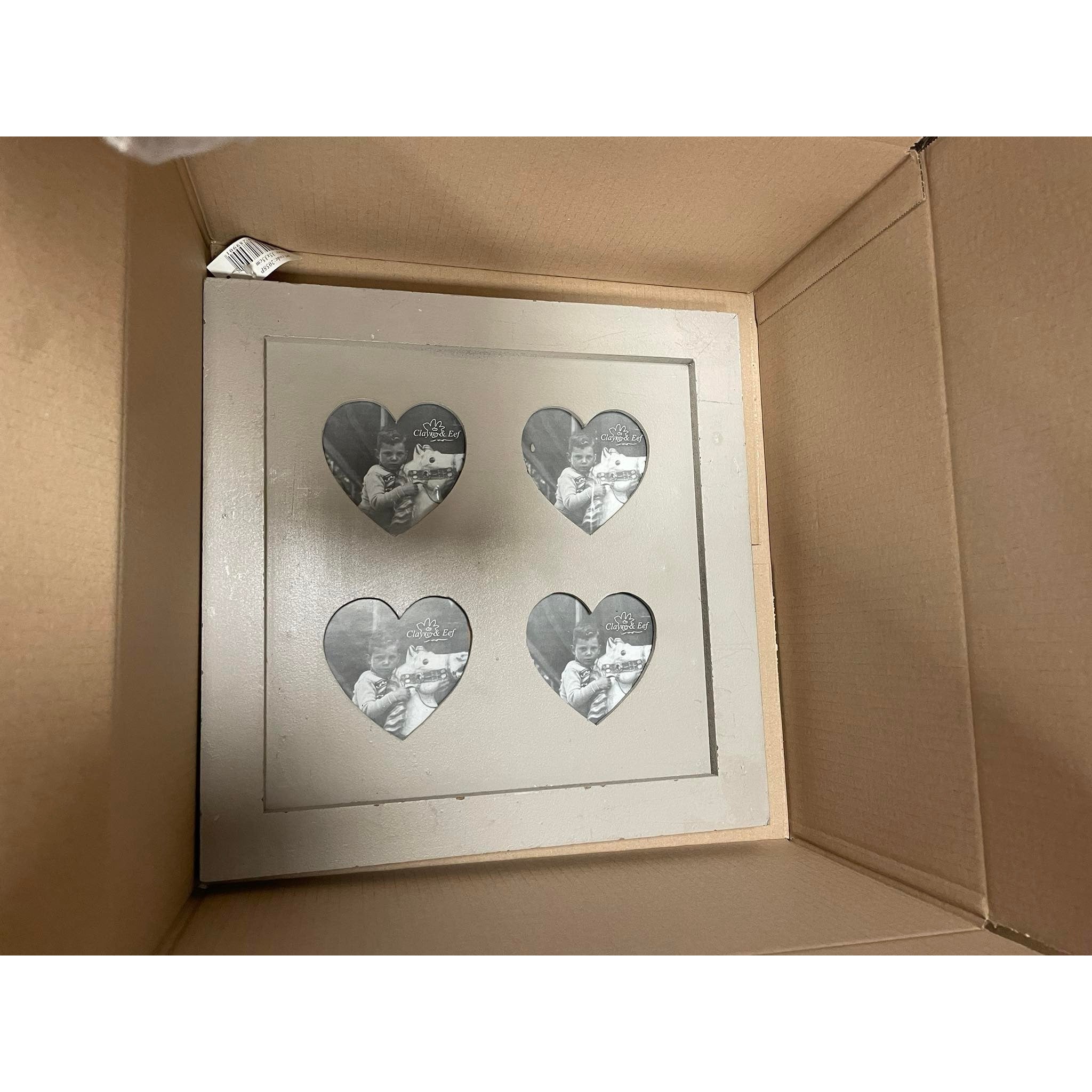 Ramka wisząca na zdjęcia serduszka Clayre Eef