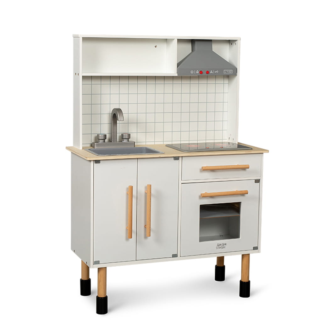 Kuchnia dla dziecka, interaktywna drewniana Mamamemo
