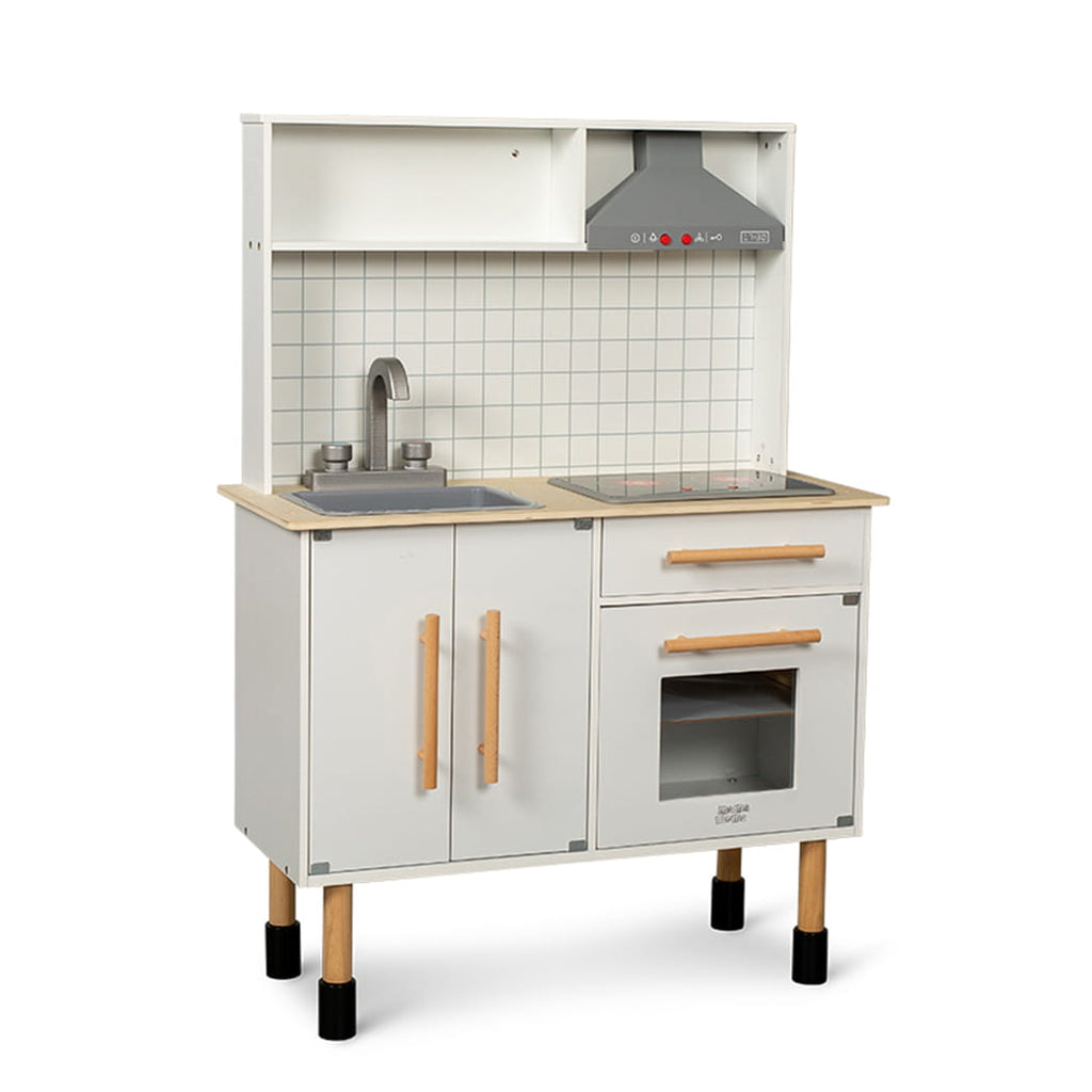 Kuchnia dla dziecka, interaktywna drewniana Mamamemo