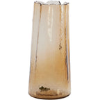 Szklany wazon przejrzysty jasny brąz Murada 32 cm Light Living