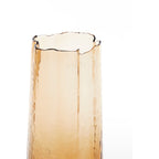 Szklany wazon przejrzysty jasny brąz Murada 32 cm Light Living