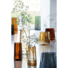 Załaduj obraz do przeglądarki galerii, Szklany wazon przejrzysty jasny brąz Murada 32 cm Light Living
