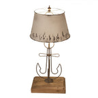 Lampa stołowa kotwica marynistyczna Clayre Eef