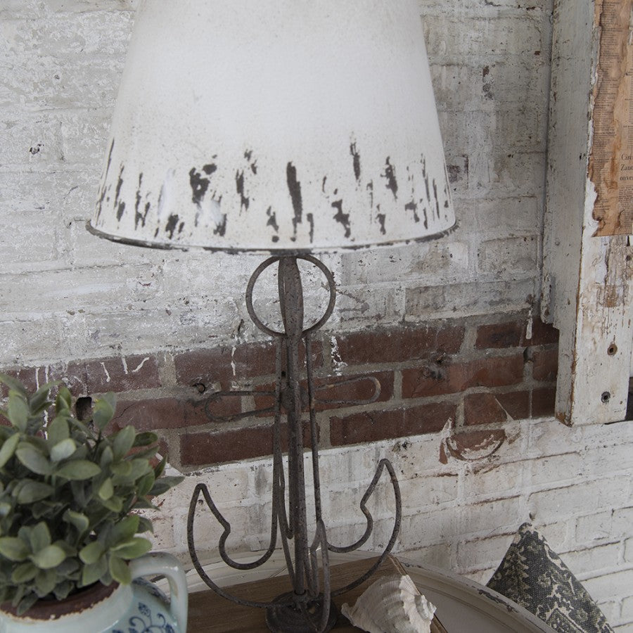 Lampa stołowa kotwica marynistyczna Clayre Eef