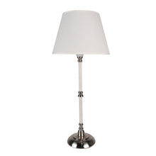 Załaduj obraz do przeglądarki galerii, Lampa stołowa elegancka z białym abażurem 63 cm Clayre Eef
