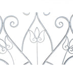 Ławka ogrodowa metalowa prowansalska shabby biała Clayre Eef