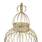 Stojące kwietniki złote latarenki 2 szt. Clayre Eef