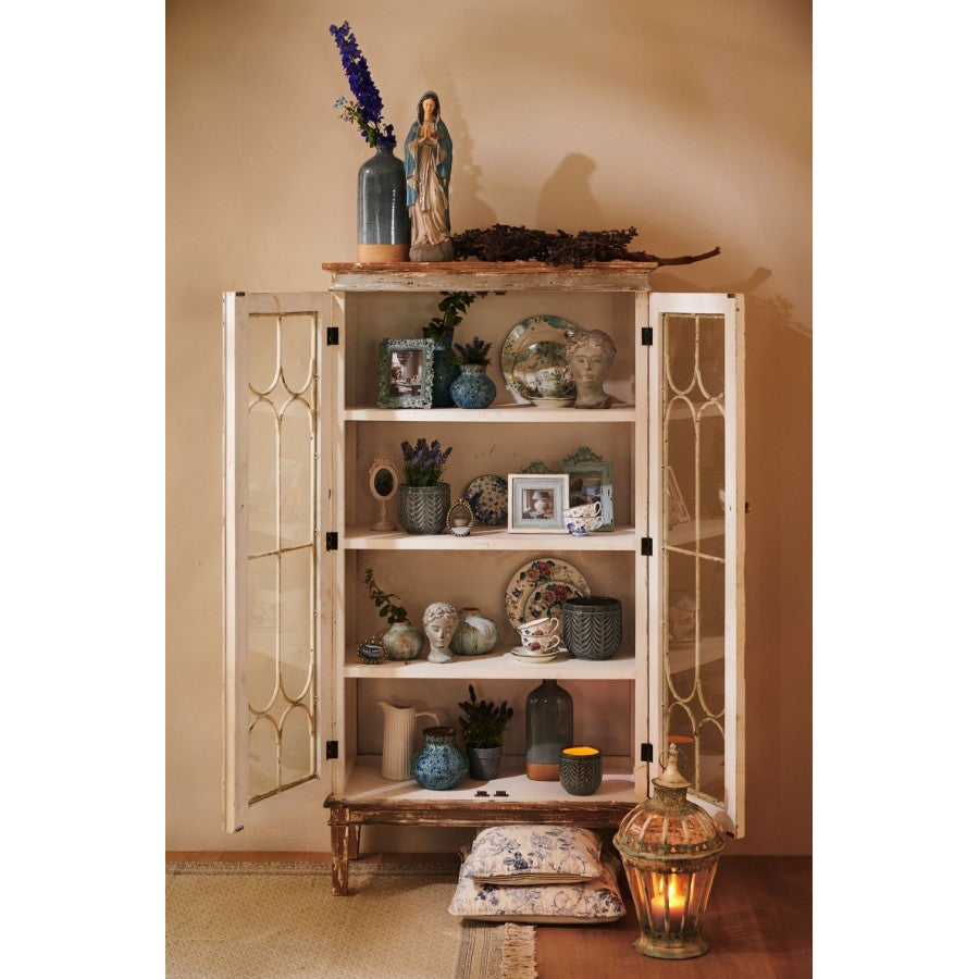 Wazonik butelka miętowa 14 cm Clayre Eef