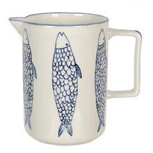 Załaduj obraz do przeglądarki galerii, Dzbanek ceramiczny ryby Marynistyczny 1500ml Clayre Eef
