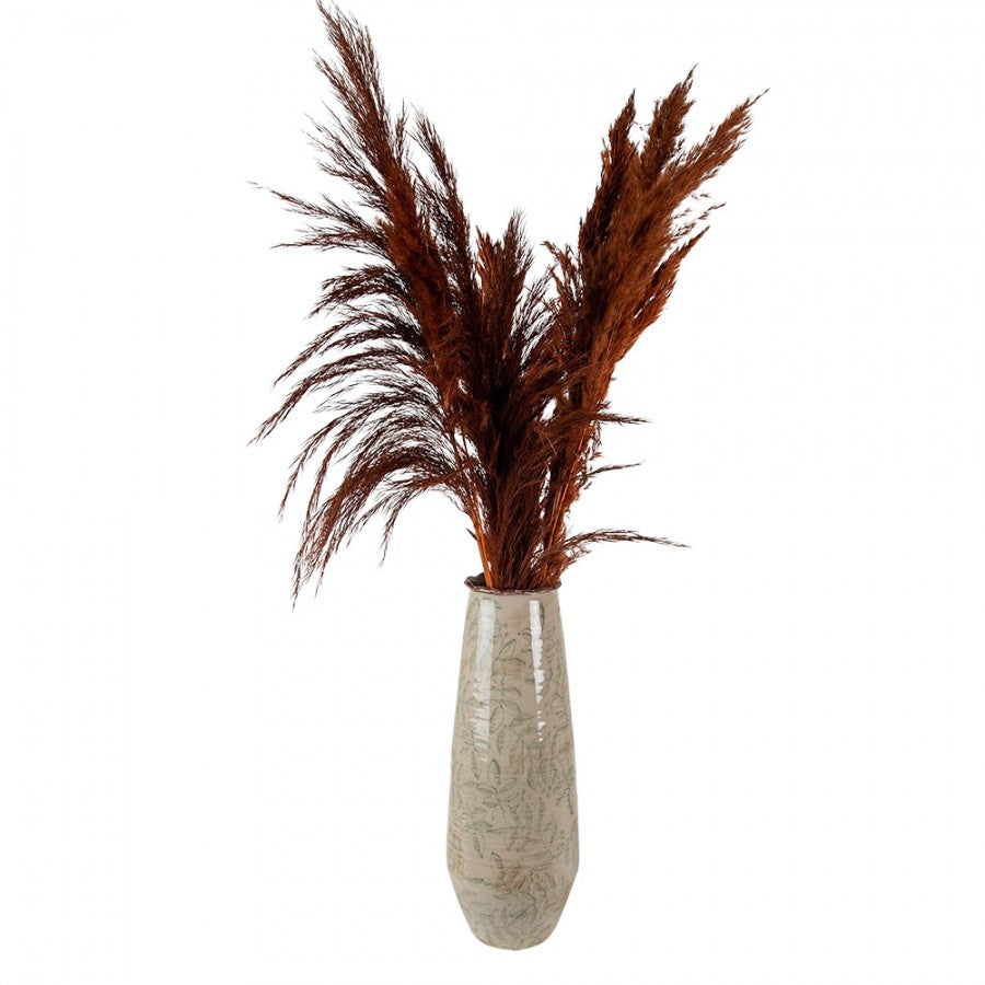 Rustykalny wazon na kwiaty Liście 40 cm Clayre Eef