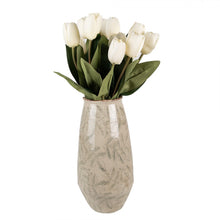 Załaduj obraz do przeglądarki galerii, Rustykalny wazon na kwiaty Liście 26 cm Clayre Eef
