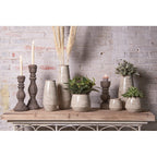 Rustykalny wazon na kwiaty Liście 26 cm Clayre Eef