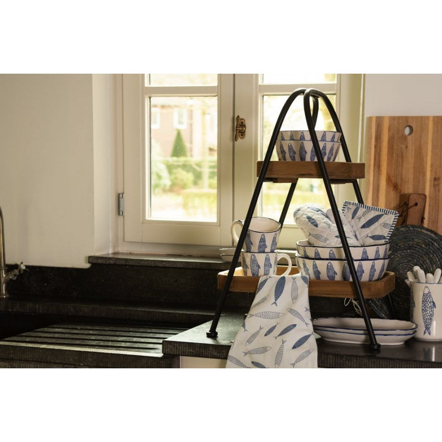 Kubek ceraminczy Ryby marynistyczny 300 ml Clayre Eef