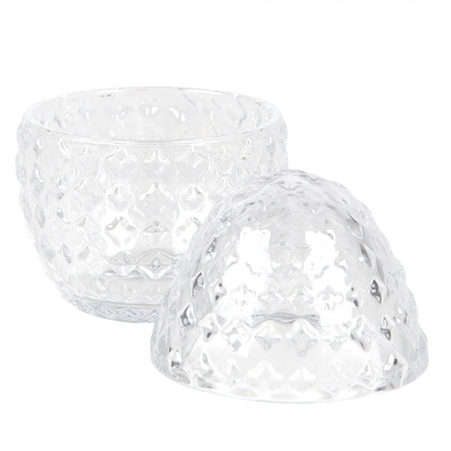 Szklane jajko pojemnik bomboniera retro 1 Clayre Eef