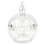 Szklany  pojemnik bomboniera z króliczkiem retro Clayre Eef