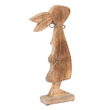 Załaduj obraz do przeglądarki galerii, Pani królik drewniany wysoki 40 cm Clayre Eef
