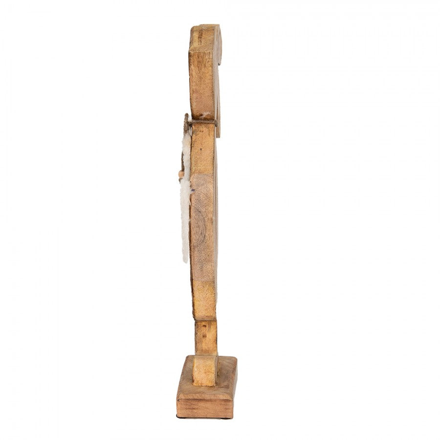 Pan królik drewniany wysoki 42 cm Clayre Eef