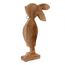 Załaduj obraz do przeglądarki galerii, Pan królik drewniany wysoki 42 cm Clayre Eef
