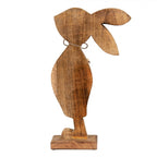 Pan królik drewniany wysoki 42 cm Clayre Eef