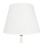 Lampa stołowa elegancka z białym abażurem 44 cm Clayre Eef