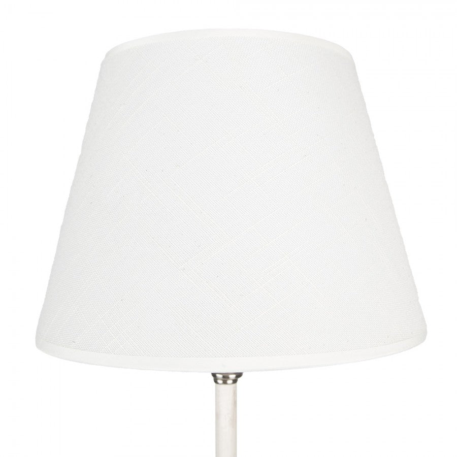 Lampa stołowa elegancka z białym abażurem 44 cm Clayre Eef