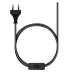 Lampka nocna czarna retro 20 cm Clayre Eef