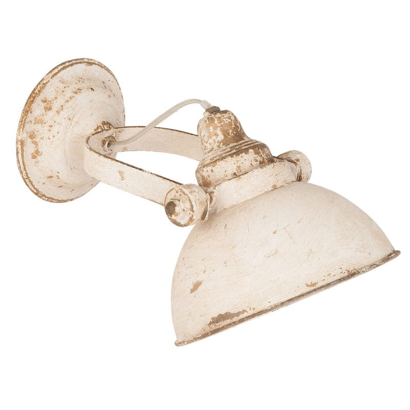 Kinkiet industrialny kremowy metalowy Clayre eef