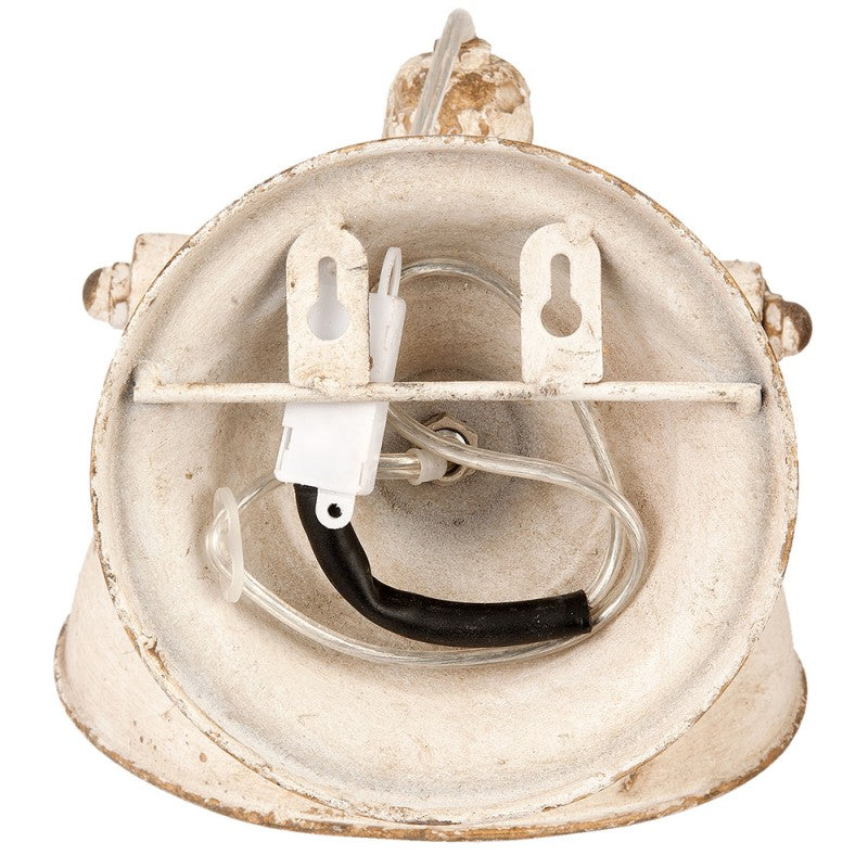 Kinkiet industrialny kremowy metalowy Clayre eef