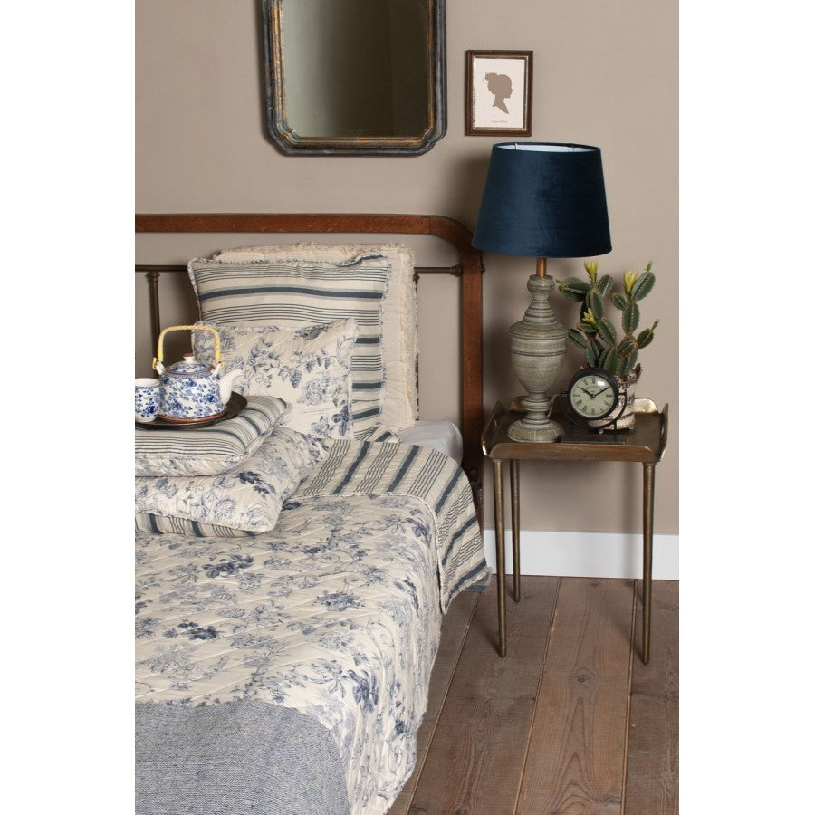 Lampa stołowa drewniana 50 cm Clayre Eef