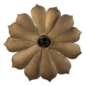 Lampa wisząca kwiat miedziana Clayre Eef