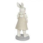 Figurka Królik biały dekoracyjny 20 cm Clayre Eef