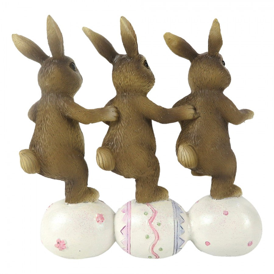 Figurka króliczki na pisankach Clayre Eef