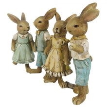 Załaduj obraz do przeglądarki galerii, Figurka wielkanocna króliczki retro 11 cm Clayre Eef
