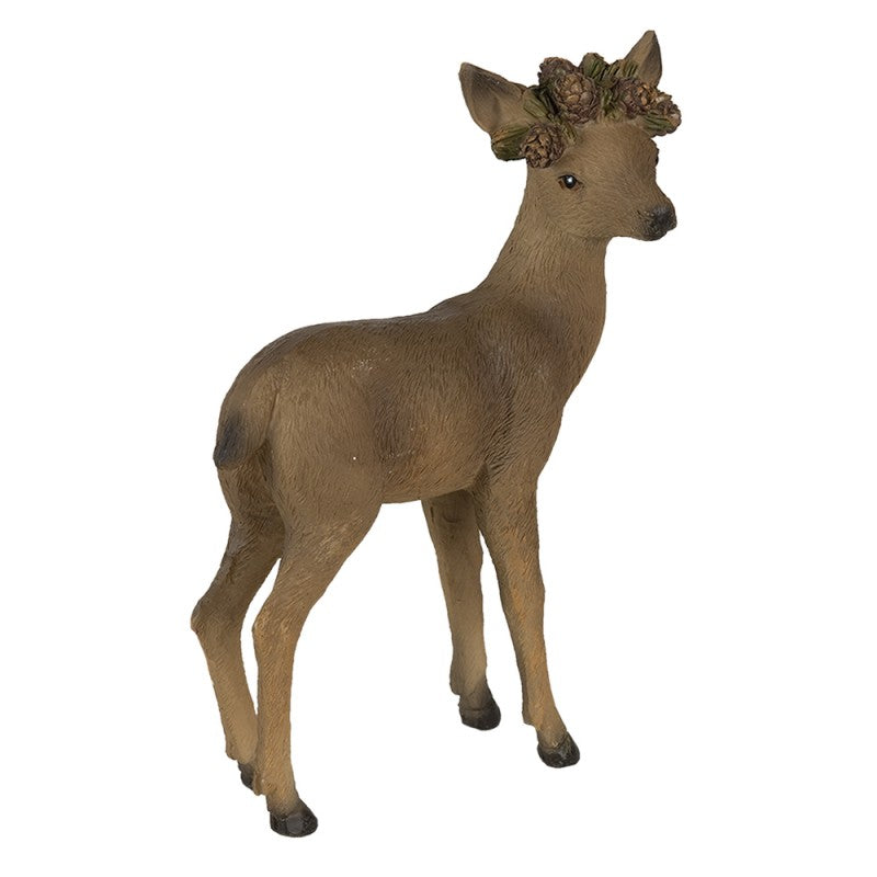 Figurka jelonki , sarenki Clayre Eef 2 szt. brązowe 18 cm