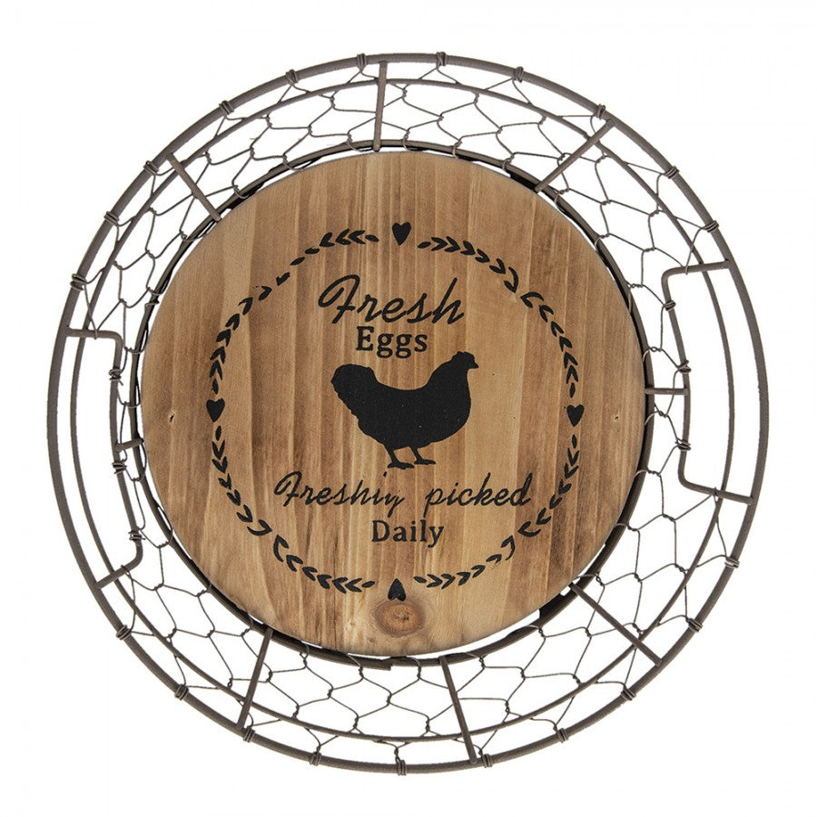 Koszyk druciany z Country Style Clayre Eef