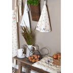 Koszyk druciany duży z rączką Kura na jajka Country Clayre Eef