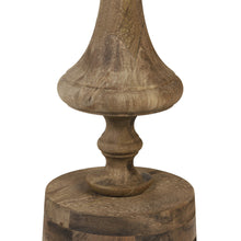 Załaduj obraz do przeglądarki galerii, Lampa podłogowa drewniana tłoczona brązowa naturalna Light Living
