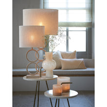 Załaduj obraz do przeglądarki galerii, Lampa stołowa Stelios Light &amp; Living beżowa 51 cm
