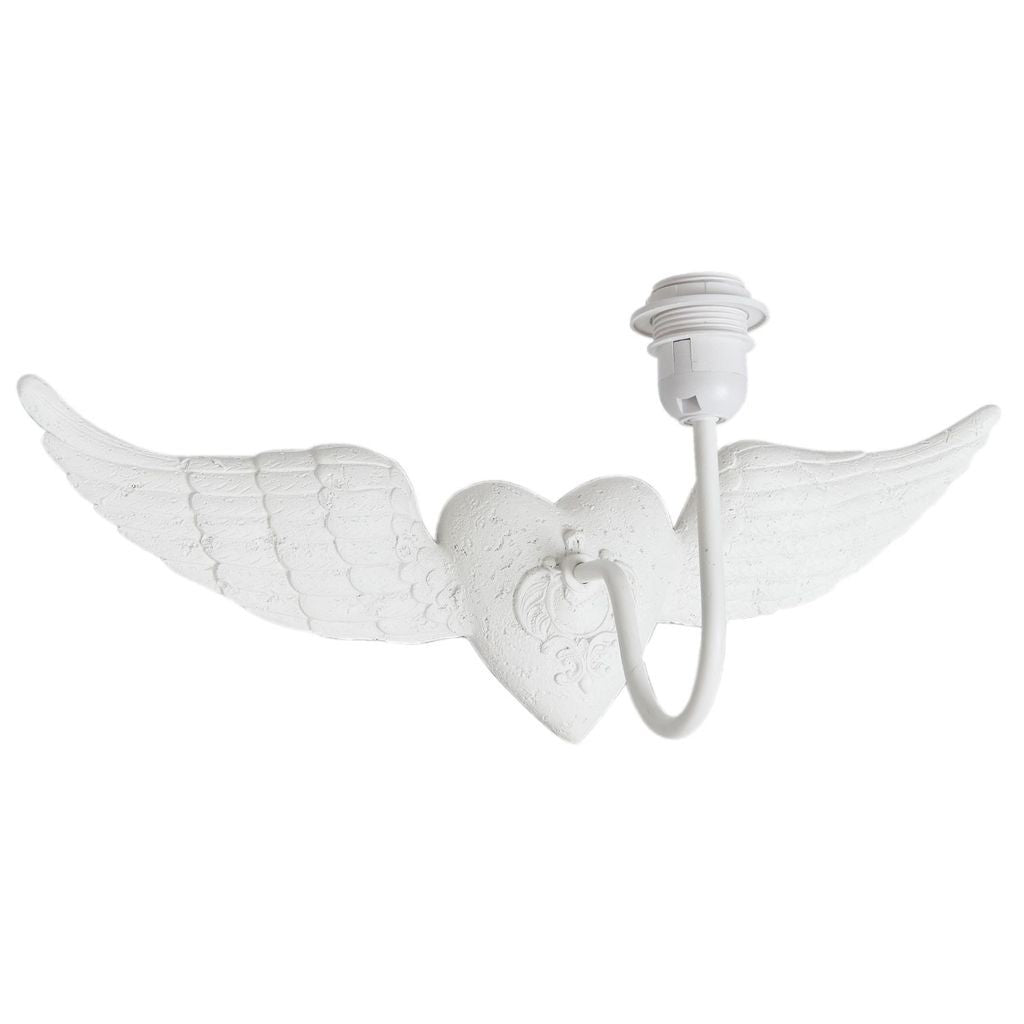 Kinkiet ścienny drewniany shabby skrzydła anioła Clayre Eef