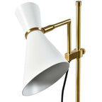 Lampa marmurowa ze złotymi wykończeniami Belldeco Deluxe Gold