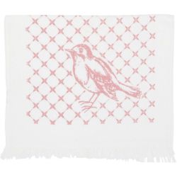 Ręczniczek kuchenny bawełniany ptak różowy CLayre Eef