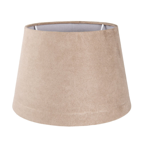 Abażur aksamitny beżowy  20 cm Clayre Eef