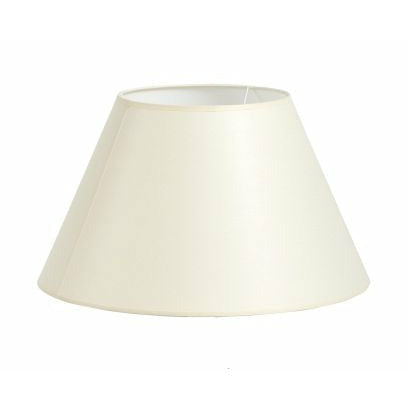 Abażur beżowy do lampy stołowej elegancki 40 x 24 cm Belldeco