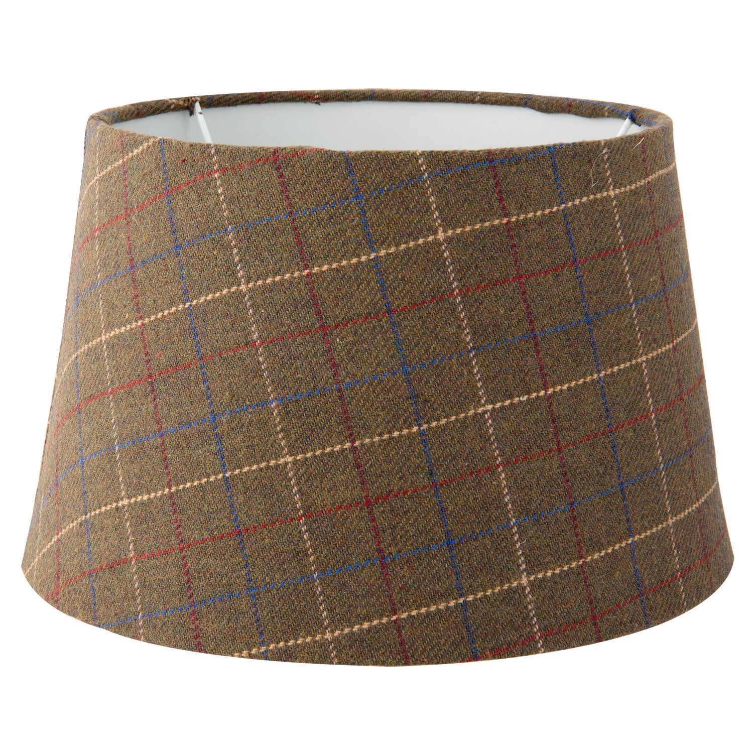 Abażur w brązową kratę dekoracyjny CLayre Eef