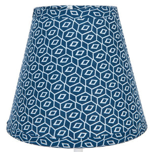 Abażur granatowy 14x12